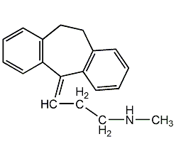 Nortriptyline structural formula