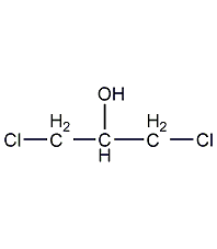 1,3-dichloro-2-propanol structural formula