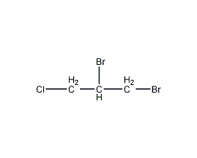 1,2-dibromo-3-chloropropane structural formula