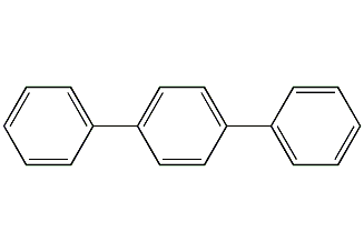 Structural formula of p-terphenyl