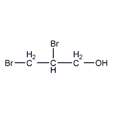 2,3-dibromo-1-propanol structural formula