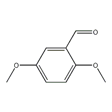 2,5-Dimethoxybenzaldehyde Structural Formula