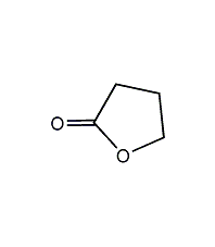 γ-butyrolactone structural formula