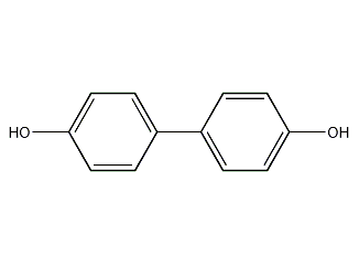 4,4'-dihydroxybiphenyl structural formula