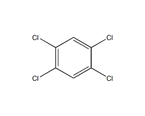 1,2,4,5-Tetrachlorobenzene Structural Formula