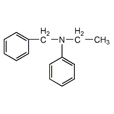 N-ethyl-N-phenylbenzylamine structural formula